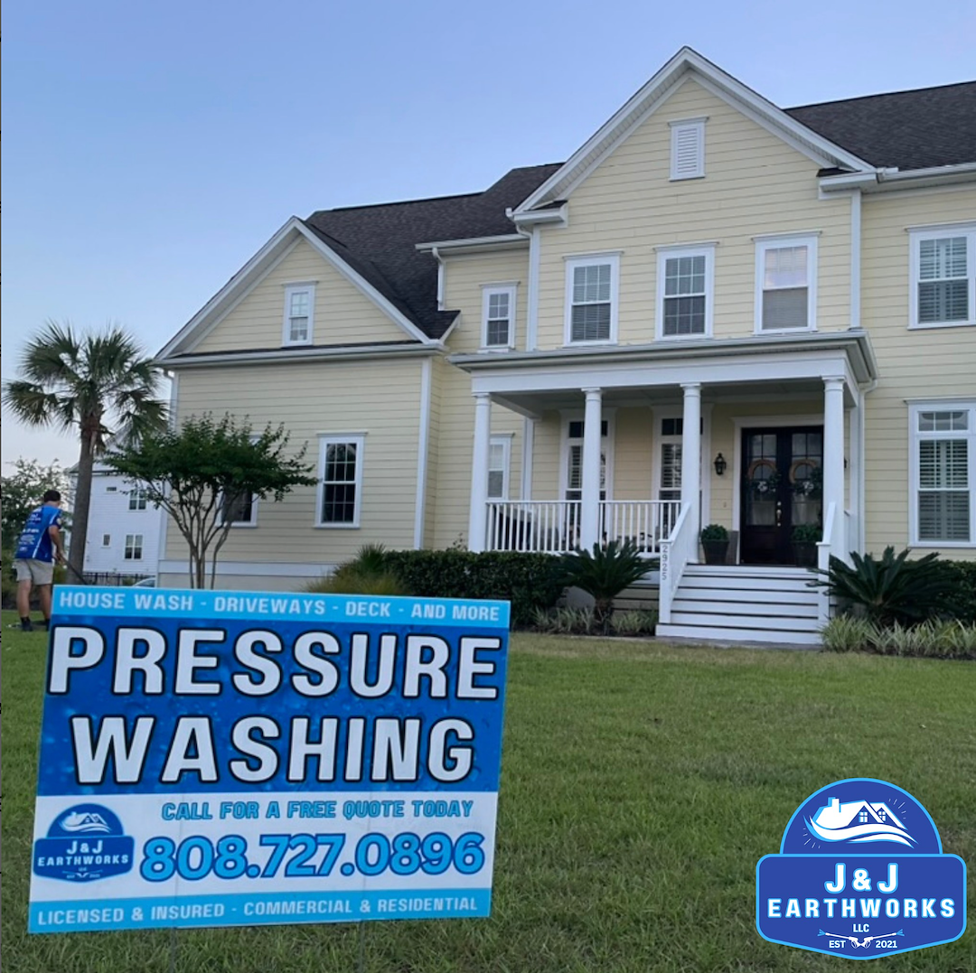 Comprehensive House Wash, Driveway Cleaning & Rust Removal in Dunes West, Mount Pleasant – J&J Earthworks Delivers Top Results