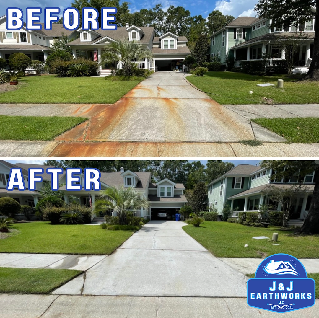 Driveway Cleaning & Rust Removal in Park West, Mount Pleasant – J&J Earthworks Delivers Exceptional Results
