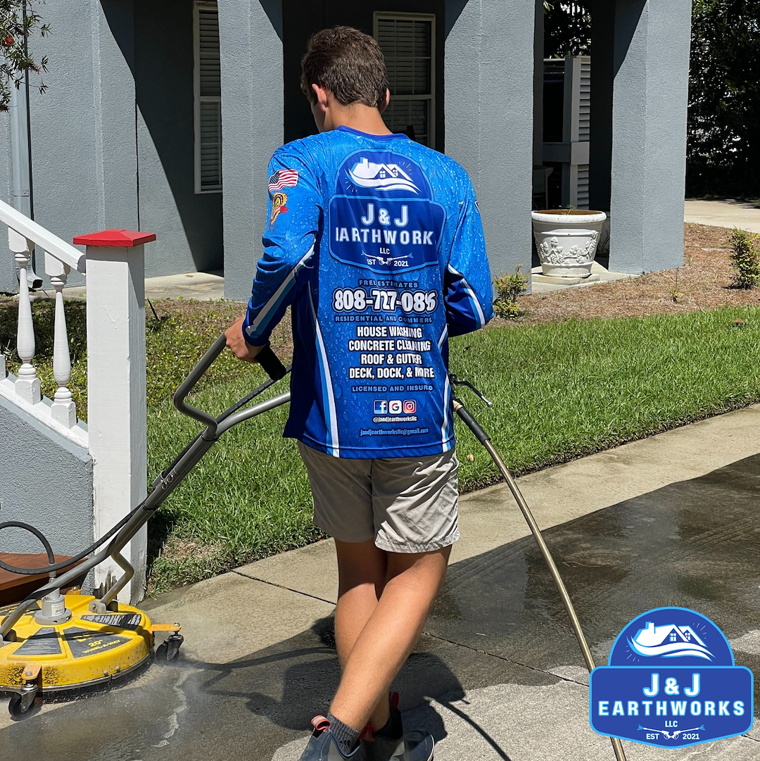 Expert 6,000 Sqft Driveway Cleaning in Rivertowne, Mount Pleasant – J&J Earthworks Delivers Perfect Results
